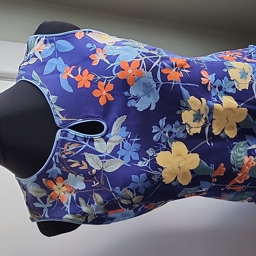 EUC Floral dress Land's End